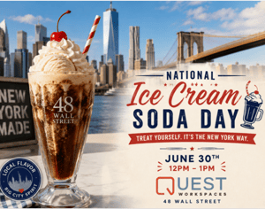 48 Wall Street- National Ice Cream Soda Day