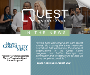 Quest Workspaces In The News Miami Community News Quest Cares 