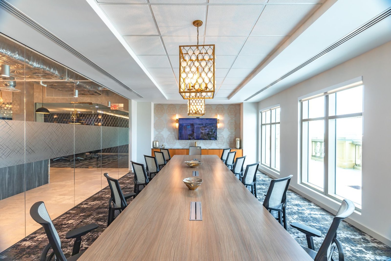 Boardroom at Quest Workspaces 121 Alhambra in Coral Gables