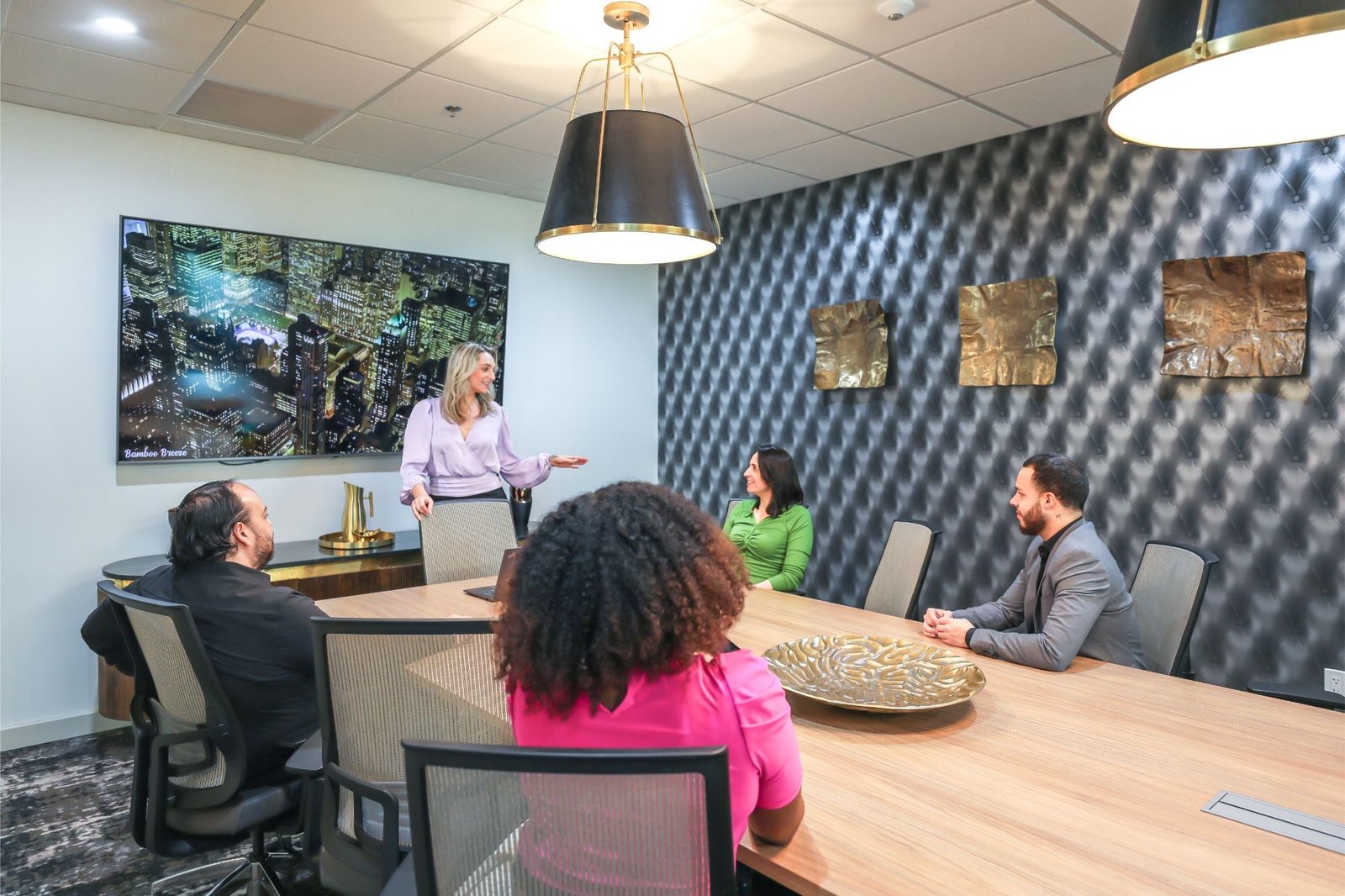Meeting room at Quest Workspaces 121 Alhambra in Coral Gables